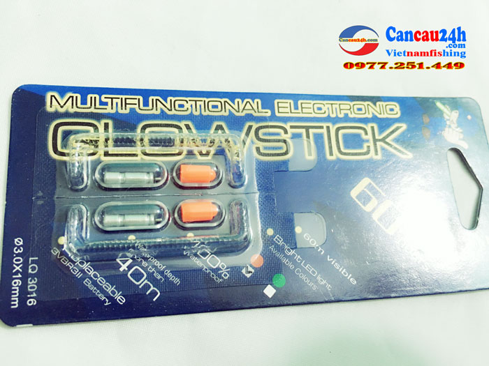 Đèn LED câu đêm Glowstick, Led cắm đầu Phao đêm