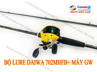 Bộ cần lure Máy Ngang Daiwa AIRX702MHFB + máy ngang tay Trái GW