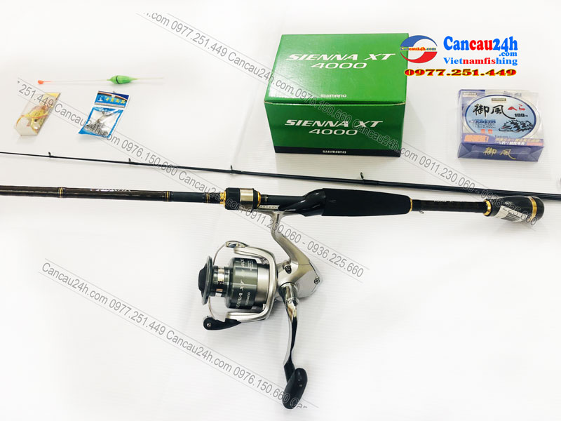 Bộ cần câu lure cá lóc Daiwa AIRX 2.1m + Máy câu Shimano Sienna 4000XT