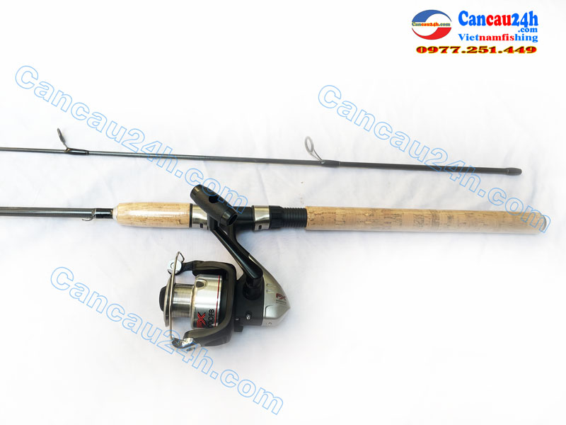 Bộ cần câu Lure cá lóc V6 và máy câu Shimano FX4000