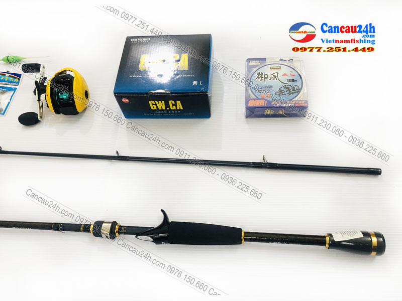 Bộ cần lure Máy Ngang Daiwa AIRX702MHFB + máy ngang tay Trái GW