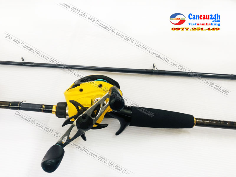 Bộ cần lure Máy Ngang Daiwa AIRX702MHFB + máy ngang tay Trái GW