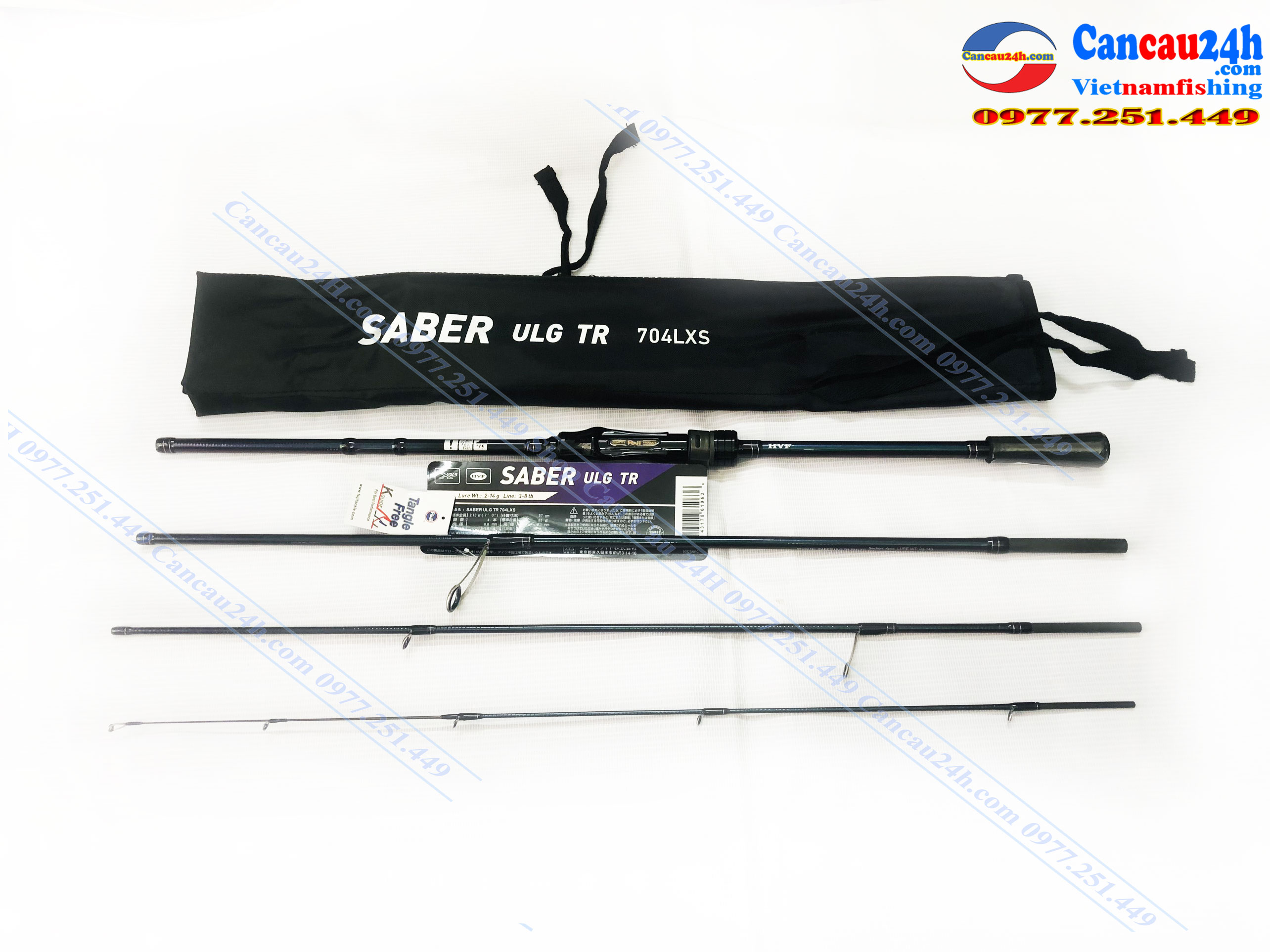 Cần câu Lure Daiwa SABER ULG TR 704LXS | Cần câu SABER 662 ULXS