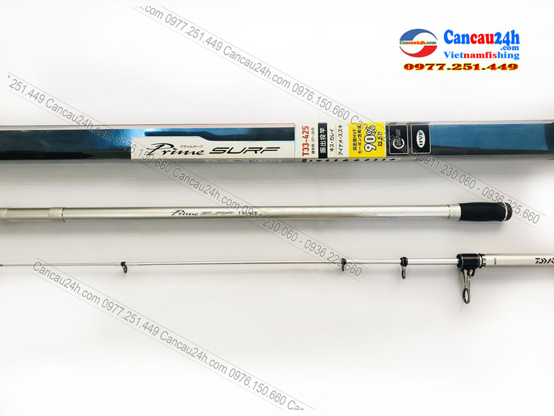 Cần câu Daiwa Prime Surf T33-425 Chính Hãng, Cần câu Daiwa 425BXT Chữ đen