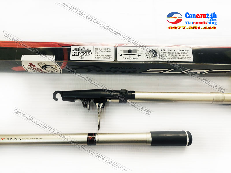 Cần câu cá Daiwa Prime Surf T33-425 Chữ Đỏ, Prime Surf Chữ đỏ 425BXT