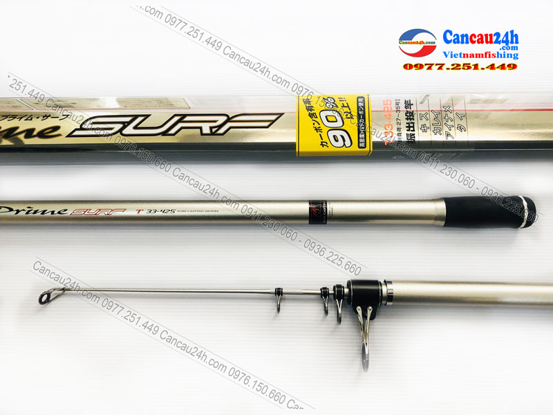 Cần câu cá Daiwa Prime Surf T33-425 Chữ Đỏ, Prime Surf Chữ đỏ 425BXT