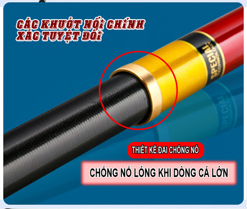 Cần câu Tầm Xanh thế hệ 6 chuyên câu đài săn hàng 22H-19