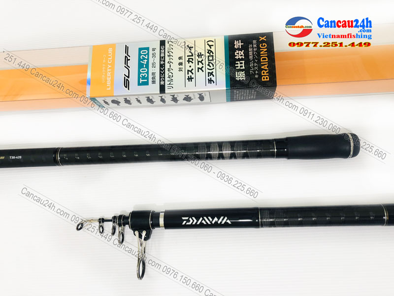 Cần câu cá Nhật Bản Daiwa Liberty Club Surf T30-420, cần câu liberty T30-420 chính hãng