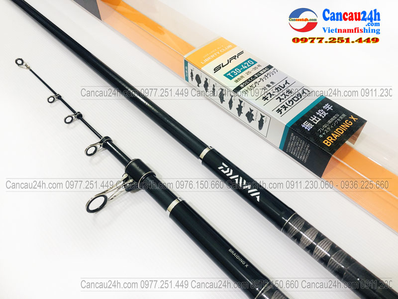 Cần câu cá Nhật Bản Daiwa Liberty Club Surf T30-420, cần câu liberty T30-420 chính hãng