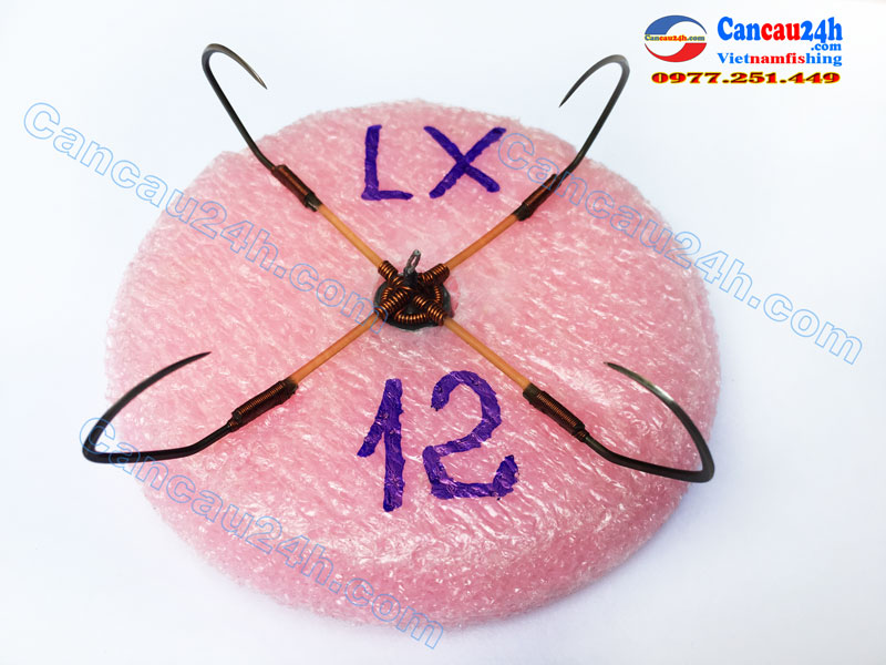 Lưỡi câu tứ 12 lò xo AK, Lưỡi câu lục thửa lò xo AK