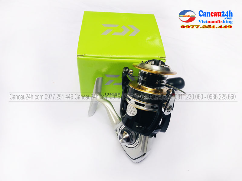 Máy câu cá Daiwa Crest 4000, Chính hãng, Giá rẻ tại Hà Nội