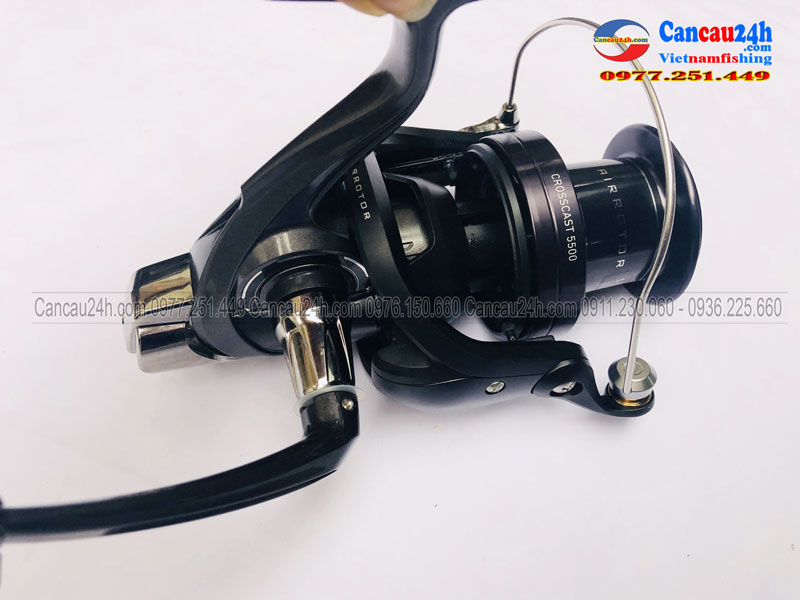 Máy câu cá Daiwa Crosscast 5500, Máy câu cá Lô nông giá rẻ