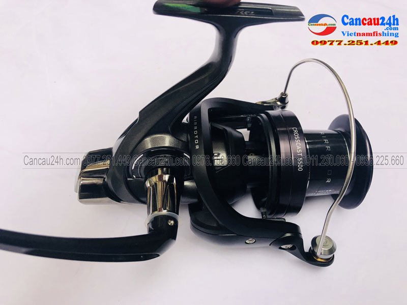 Máy câu cá Daiwa Crosscast 5500, Máy câu cá Lô nông giá rẻ