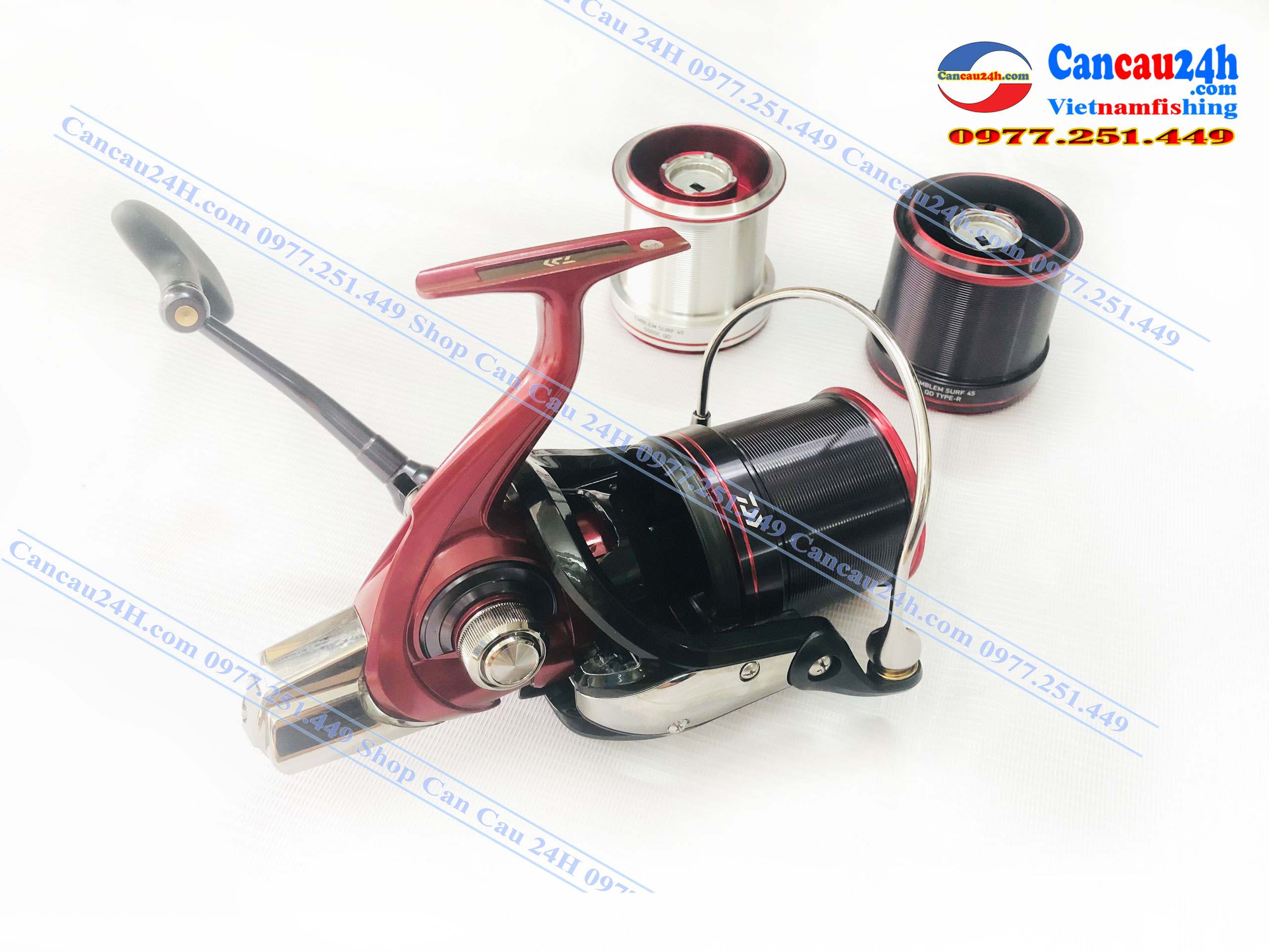 Máy câu cá DAIWA EMBLEM Surf 45 SCW QD TYPE-R | Máy câu EMBLEM Surf 45