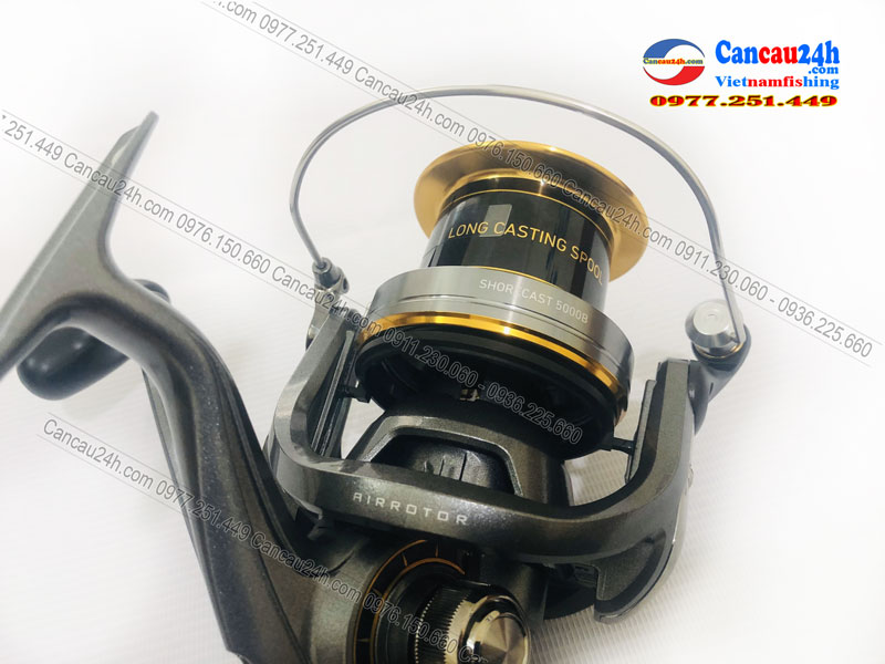 Máy câu cá Lô Nông Daiwa Shorecast 5000B, máy câu cá chính hãng Nhật Bản