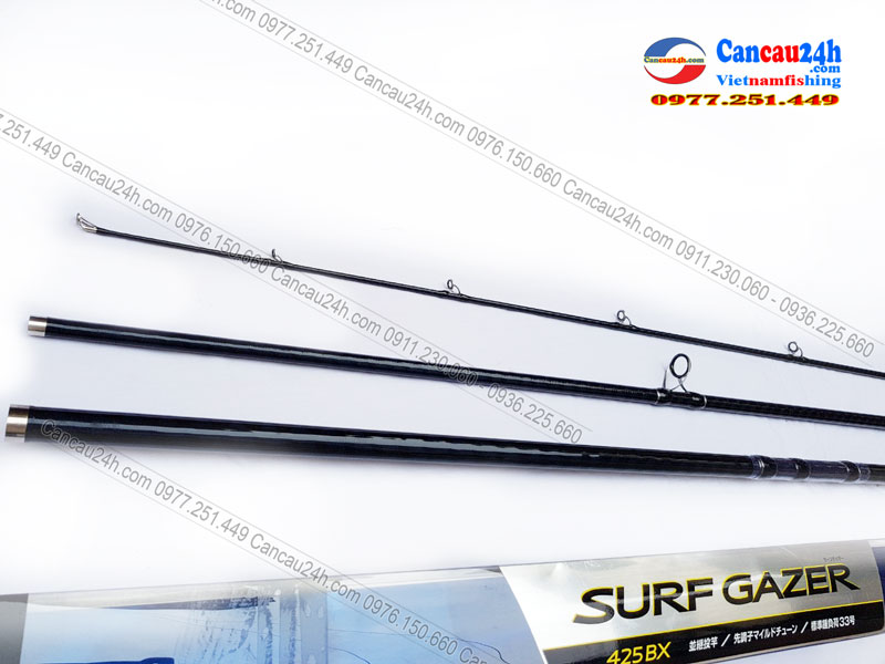 Cần câu 3 khúc shimano SURF GAZER 425BX - cần câu lục xa bờ 425BXT