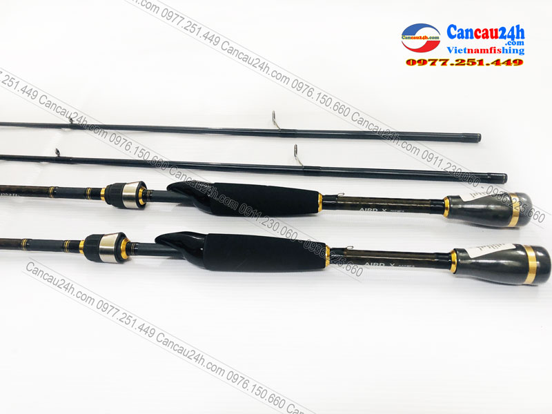 Cần câu mồi giả Daiwa AIRD X 662-702MFS, cần câu lure cá lóc máy đứng - máy ngang