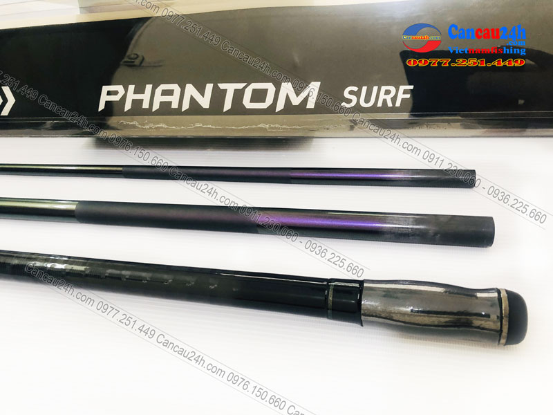 Cần câu 3 khúc Daiwa Phantom T33-425, cần câu cá Phantom 425BX câu lục xa bờ
