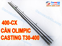 Cần câu 3 khúc bãi nhật OLIMPIC CASTING T30-400, CASTING 400-CX