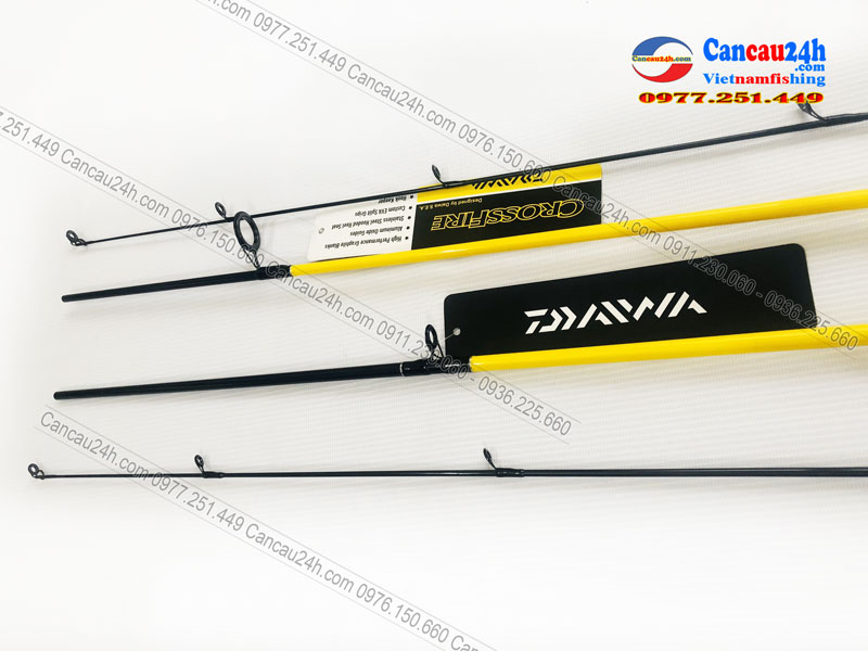 Cần câu máy ngang Daiwa Crossfire 662MHB, cần câu cá ngang Crossfire 662MHB