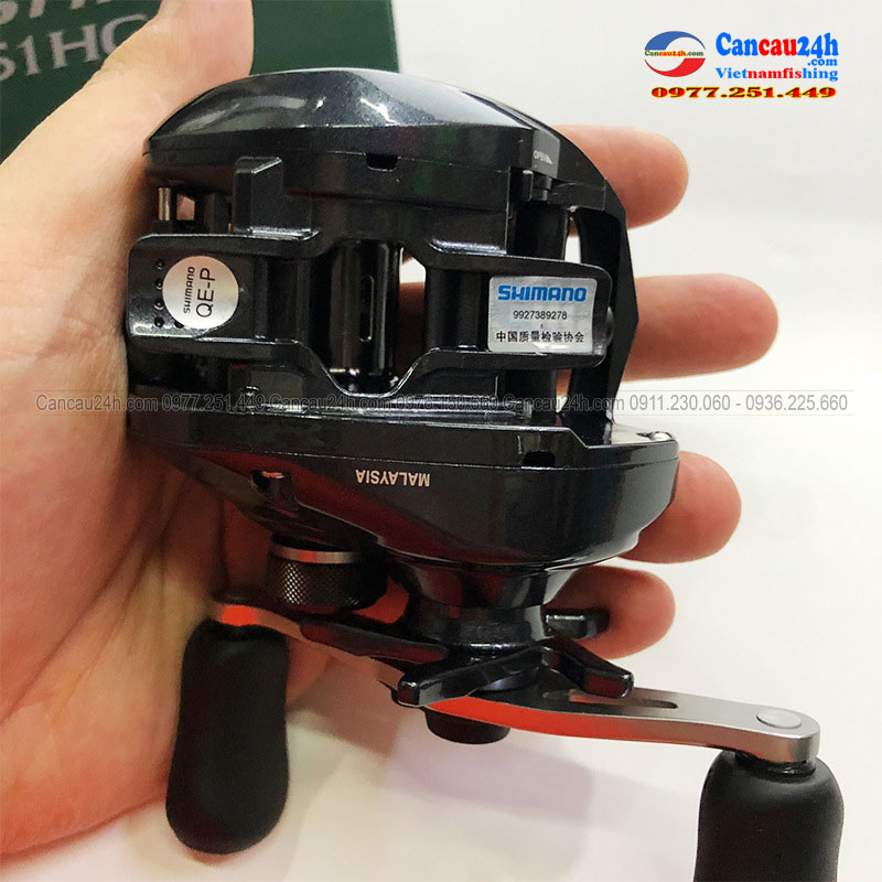 Máy câu cá ngang Shimano Casitas 151HG quay tay trái