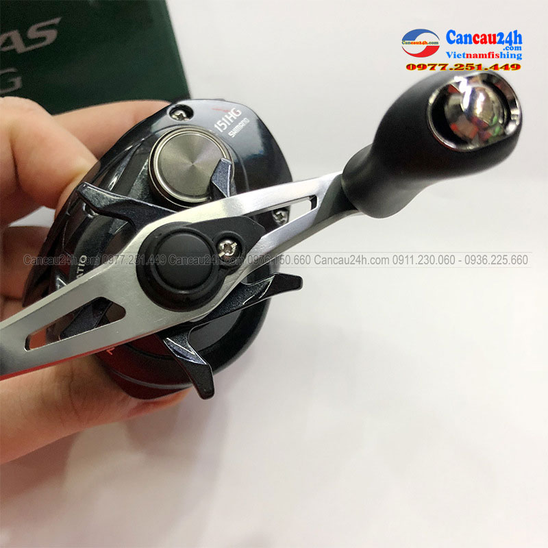 Máy câu cá ngang Shimano Casitas 151HG quay tay trái