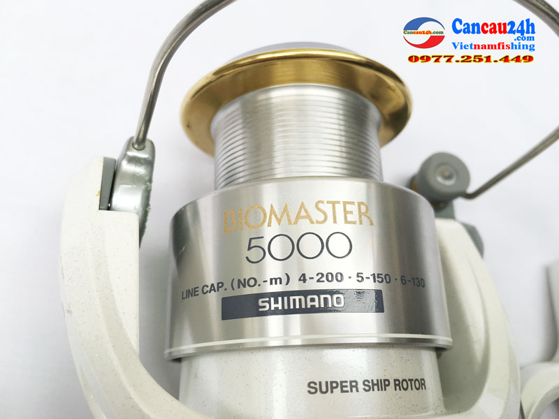 Máy câu nhật bãi shimano Biomaster 5000, Máy câu cá Nhật Bản