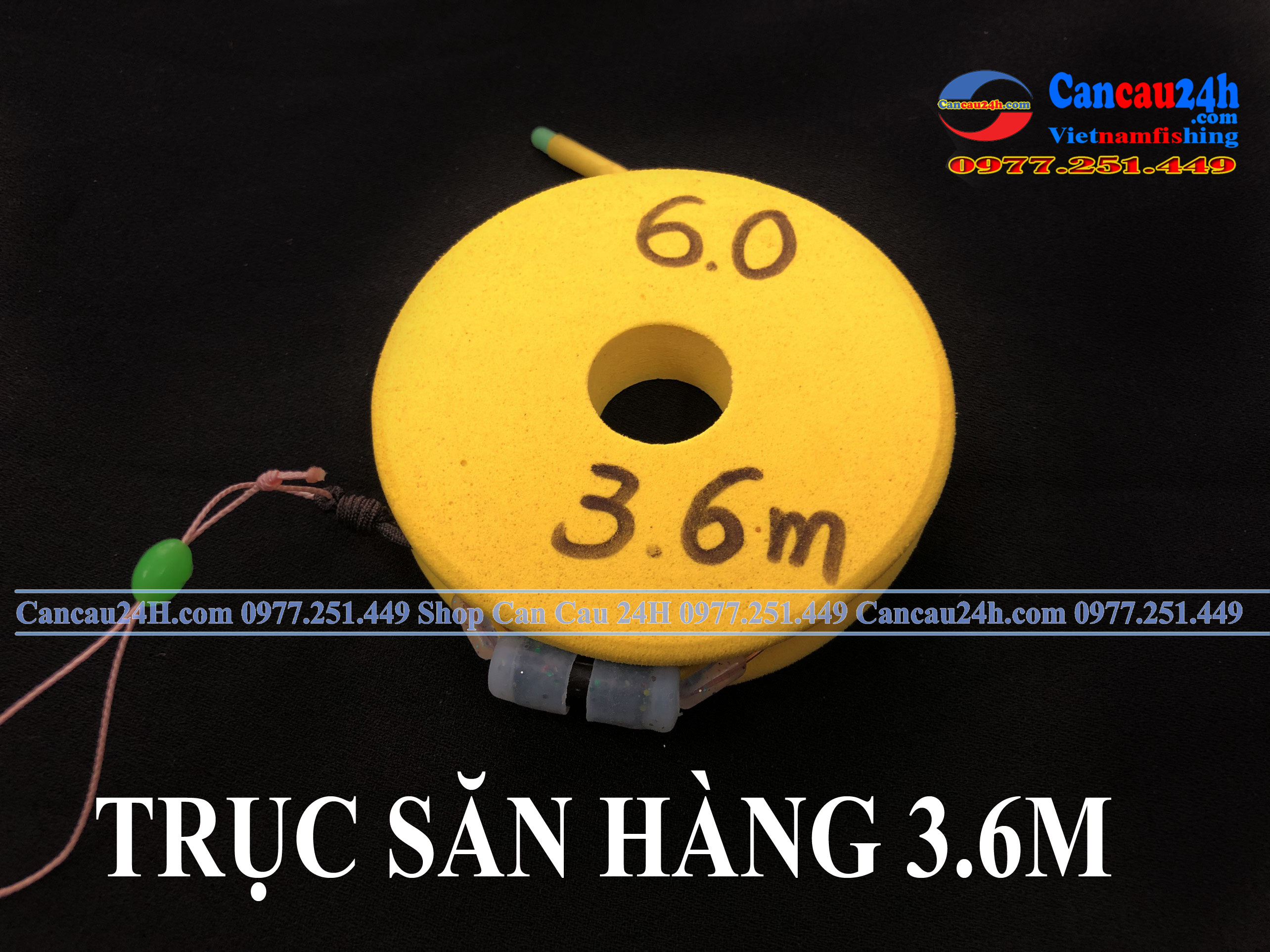 Trục Câu Đài Xịn 3.6M-11M | Bộ Trục Câu Đài buộc sẵn Săn Hàng Cao Cấp Dùng Thi Đấu